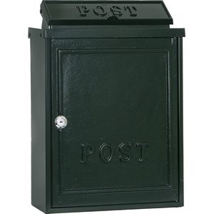 B6 - Brievenbus - Groen - Aluminium - Weerbestendig