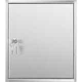 RVS - Brievenbusdeur - Inbouw - Roestvrijstaal - Geschikt voor Metselwerk