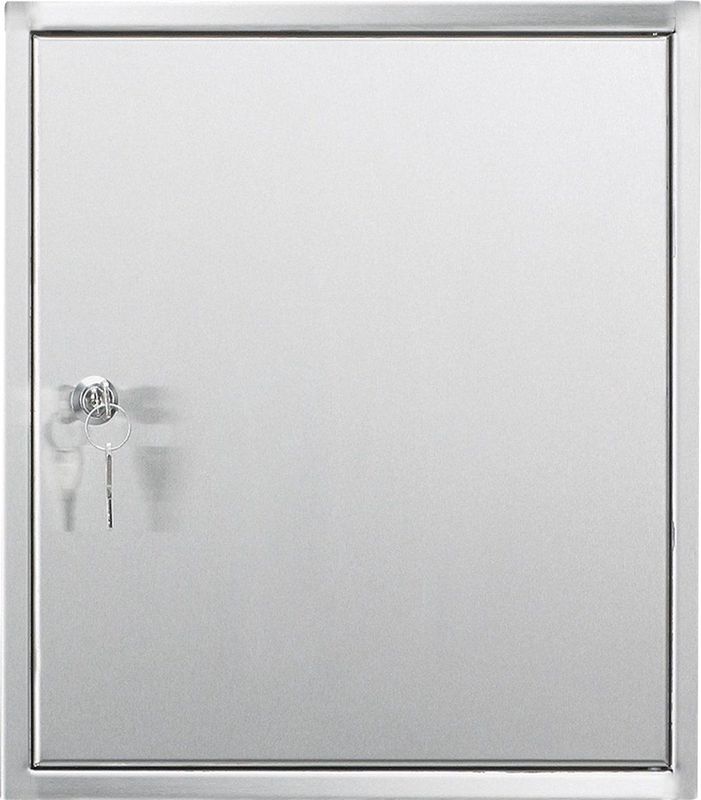 RVS - Brievenbusdeur - Inbouw - Roestvrijstaal - Geschikt voor Metselwerk