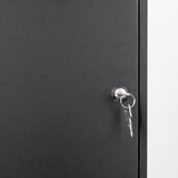 RVS - Brievenbusdeur - Mat Zwart - Inbouw - Roestvrijstaal