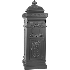 Kolombrievenbus - XL - Antraciet - Aluminium - Engelse Stijl