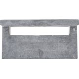 Nostalux - Hardstenen Inbouw Brievenbus - Grijs - Onderhoudsvriendelijk
