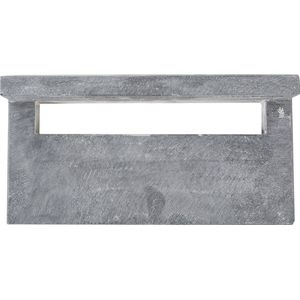Nostalux - Hardstenen Inbouw Brievenbus - Grijs - Onderhoudsvriendelijk