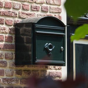 Brievenbus - Staal - Zwart - Waterdicht