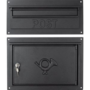 Brievenbus - Groen - Staal - Met Klapdeur