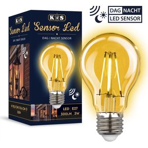 KS Verlichting E27 lichtbron met ingebouwde Dag/Nacht Sensor Led