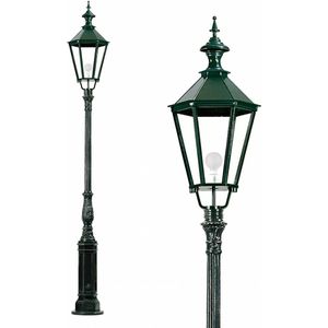 KS Verlichting - Innsbruck tuinlamp groen - lantaarnpaal - klassieke lantaarn