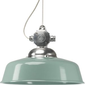 Retro hanglamp staal - Shell | Lampenlicht