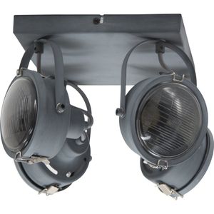 K.S. - Satellite - Plafondlamp - Grijs - Dimbaar - Industrieel Design - 4-lamps