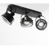 Satellite - 3 - Plafondlamp - Zwart - Draaibaar en Kantelbaar Ontwerp