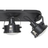 Satellite - 3 - Plafondlamp - Zwart - Draaibaar en Kantelbaar Ontwerp