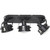 Satellite - 3 - Plafondlamp - Zwart - Draaibaar en Kantelbaar Ontwerp