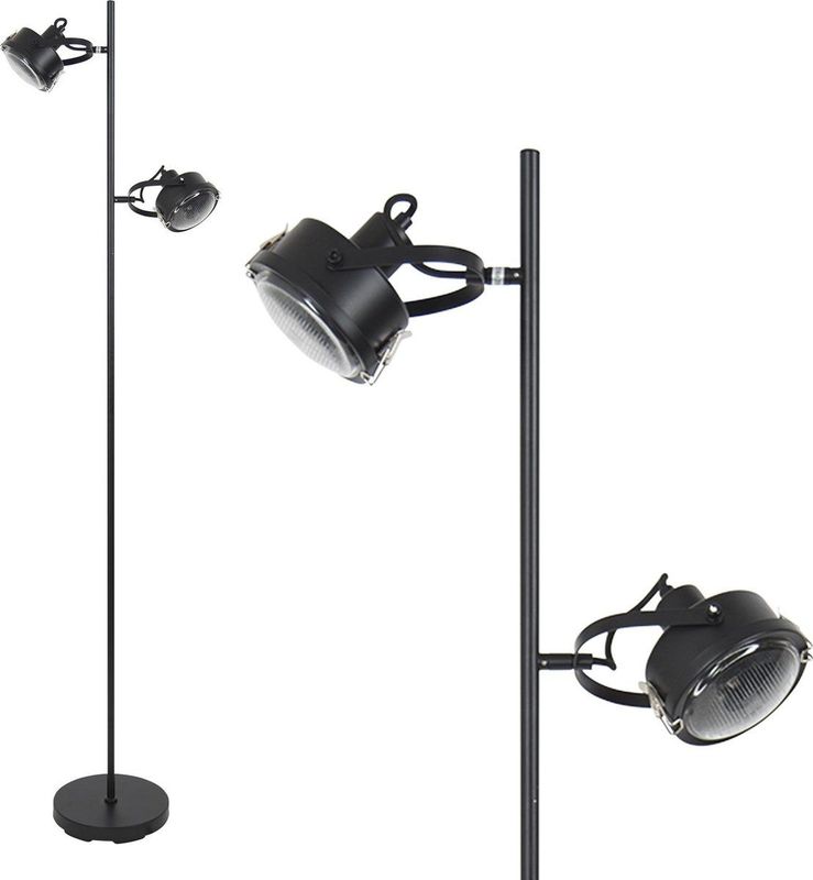 Satellite Vloerlamp Zwart