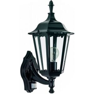 Ancona Muurlamp met bewegingssensor Zwart