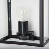 Buitenlamp Laren Zwart Wandlamp Plat