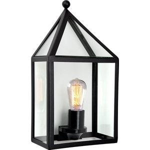 Buitenlamp Laren Zwart Wandlamp Plat