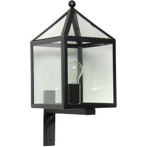 Bloemendaal Muurlamp Zwart met LED