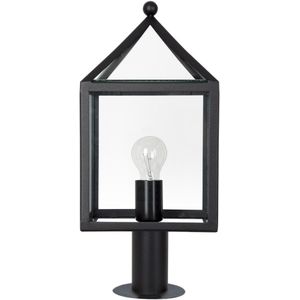 Bloemendaal Sokkellamp Zwart met LED