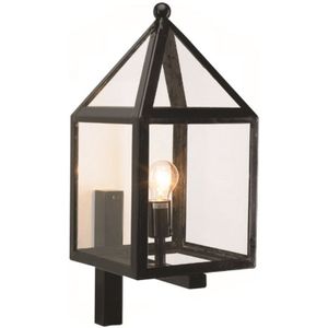 SK Leusden wandlamp, zwart