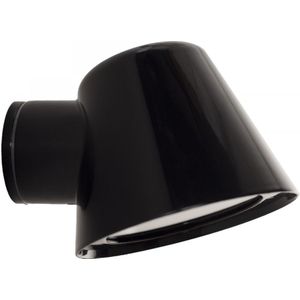 K.S. Verlichting - Vita Cup - Muurspot - Zwart - Aluminium