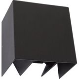 Channel II - Up&Down Muurlamp - Zwart - Aluminium - 2x 3 Watt LED