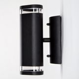 Ambient - Up en Down - Muurlamp - Zwart - Aluminium