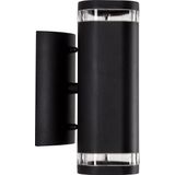 Ambient - Up en Down - Muurlamp - Zwart - Aluminium