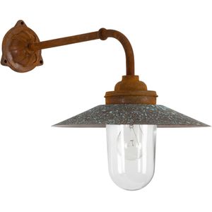 K.S. Verlichting Buitenwandlamp Provence in roestbruin