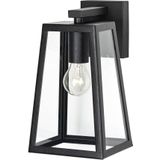 Luuk - Muurlamp - Zwart - E27 - Strak Design