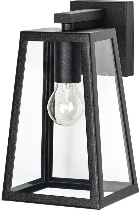Luuk - Muurlamp - Zwart - E27 - Strak Design