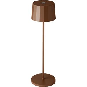 Oplaadbare LED Tafellamp Lido Corten kleur