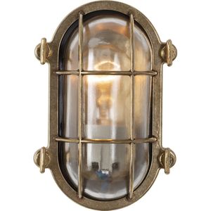 KS Verlichting - Scheepslamp Nautic III Brons - stoere bulleye buitenlamp in maritieme stijl - geschikt als plafondlamp en wandlamp