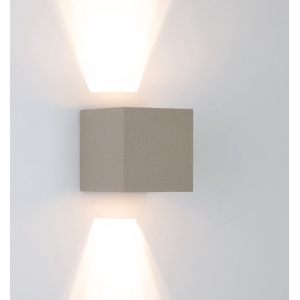 Wandlamp Shift up- en downlighter muurlamp champagne incl. LED