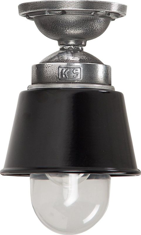 KS Verlichting - Kostas - Plafondlamp - Zwart - Aluminium - E27