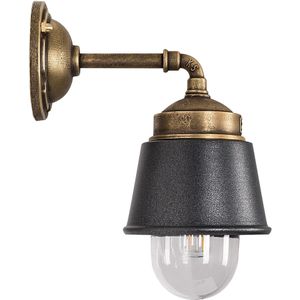 Kostas Brass 90 Muurlamp Brons/Antraciet