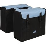 Greenlands - Dubbele Fietstas - 34 Liter - Zwart;Blauw