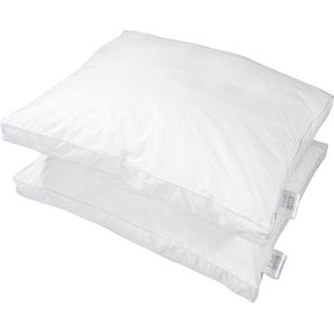 Polydaun - hoofdkussenset - First Fleur - boxmodel - Comfort-O-Bol 900 gr. - 63x53x3 cm