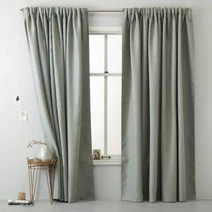 NOUS Living - Reykjavik - Verduisterend Gordijn - Grijs - Polyester - Kant en Klaar