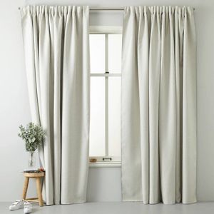 Utopia Bedding Verduisteringsgordijnen Oogjes 2 Panelen [117x183 cm, Grijs], Thermische en Geluidsisolerende Gordijnen voor Slaapkamer en Woonkamer