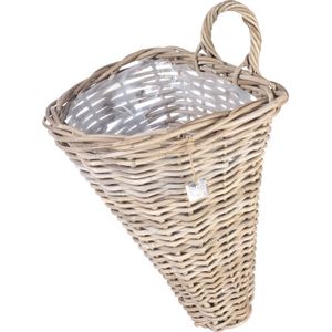 Van der Leeden wandhanger rotan 30 x 26 x 37 cm