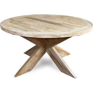 Tuintafel Teak diameter120 - Van der Leeden