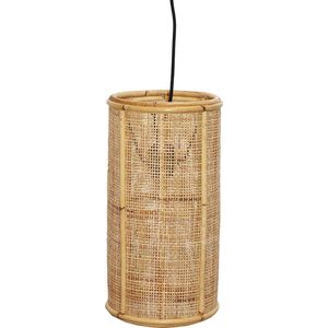 Hanglamp fijn geweven bamboe- (D)20 x (H)40 cm