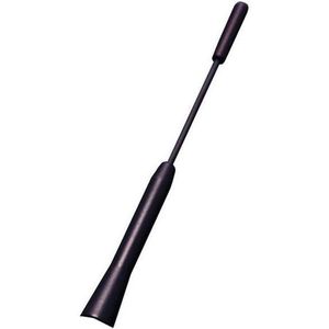 AutoStyle Universele aluminium antenne - Shortstick 16v - Zwart