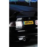 Autostyle - Nummerbord Onderleg-Plaat - Chroom - RVS - 540 x 135 mm