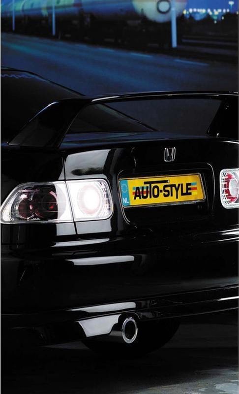 Autostyle - Nummerbord Onderleg-Plaat - Chroom - RVS - 540 x 135 mm