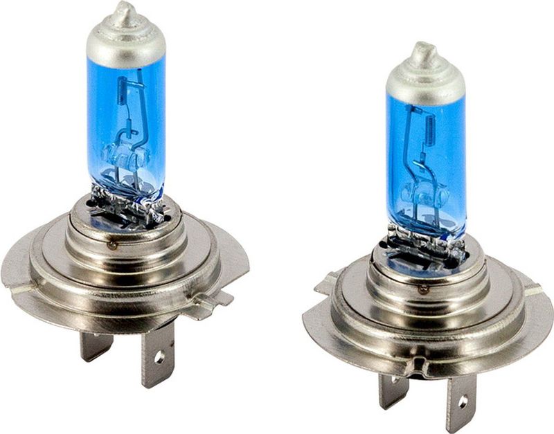 Superwhite - H7 Gloeilamp - Blauw - 55W - 12V - Set van 2