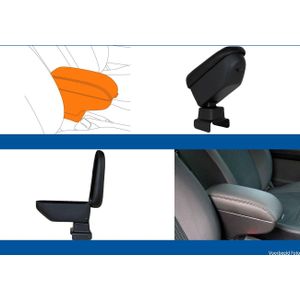 AutoStyle Armsteun Kunstleder passend voor Smart Fortwo/City/Coupe/cabrio 1998-2007