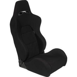 Sportstoel - Eco - Zwart - Linkerzijde Verstelbare Rugleuning - Inclusief Sledes