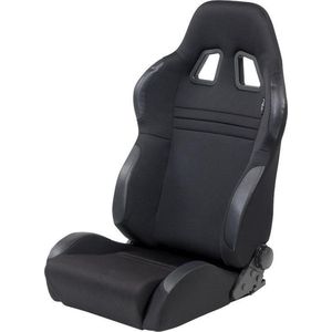 SportStoel - T Eco - Zwart - Textiel - Inclusief Sledes