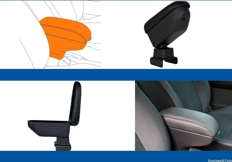 AutoStyle Armsteun Kunstleder passend voor Toyota Yaris 2006-2011